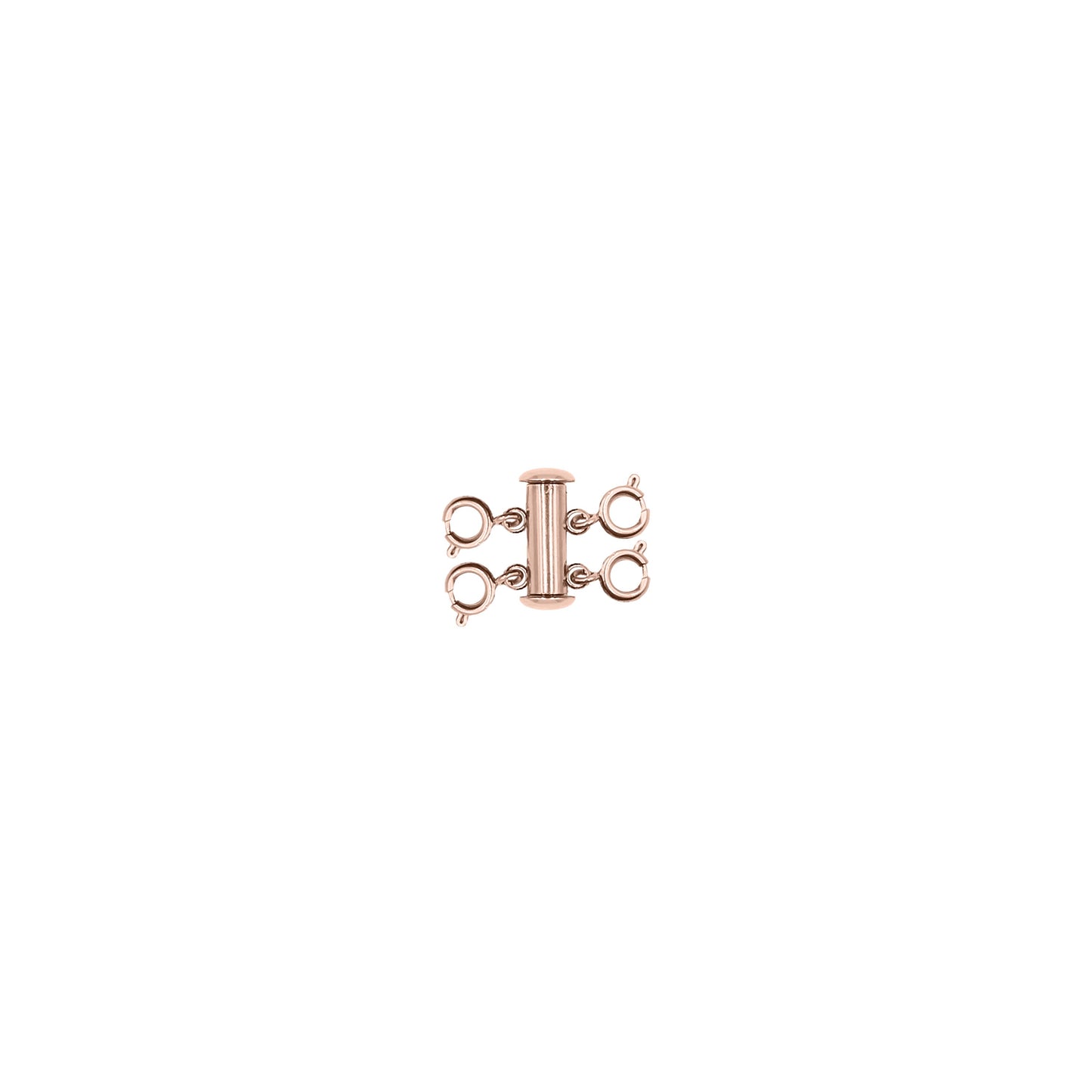Accessory Collection - Rose Gold Double Necklace Layering Clasp