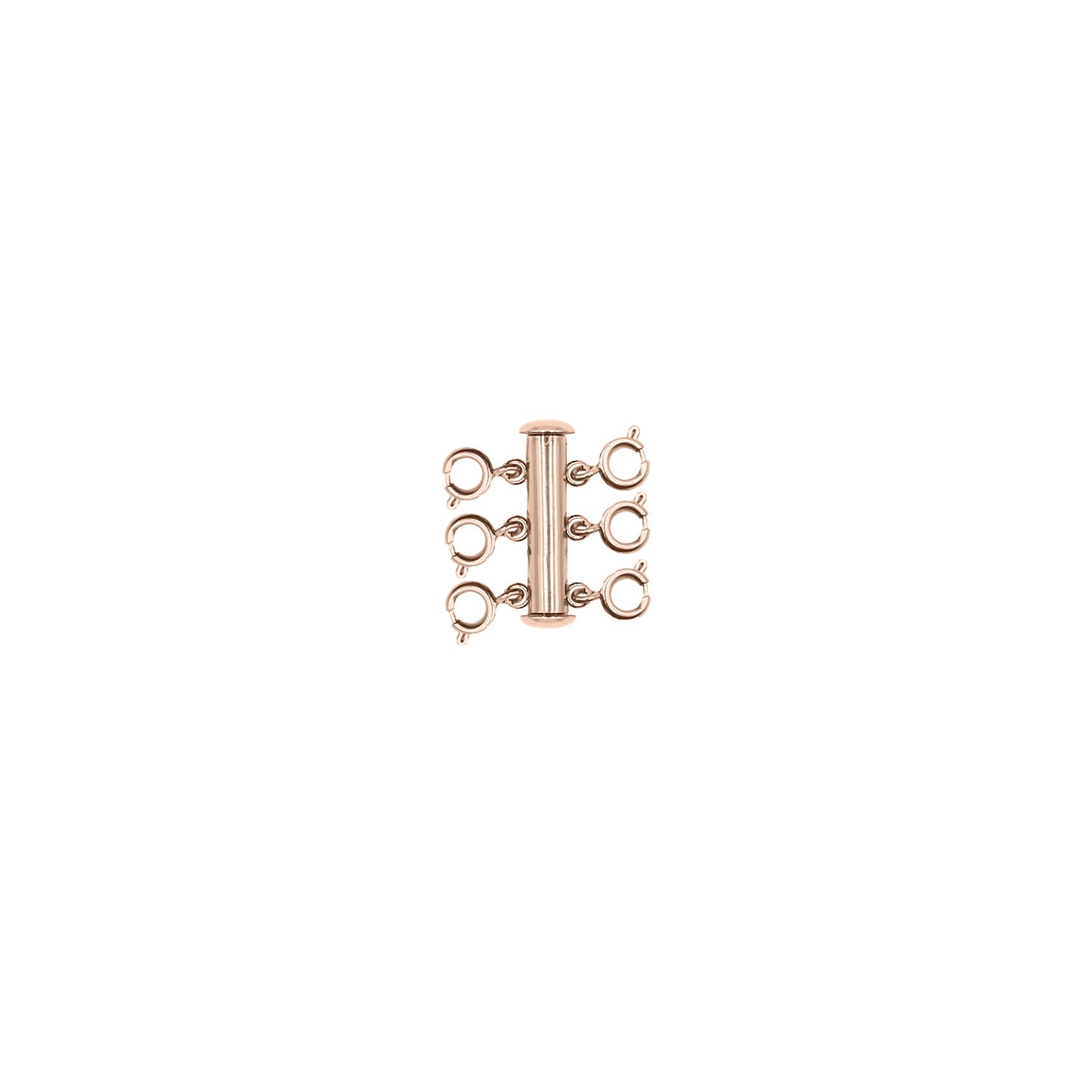 Accessory Collection - Rose Gold Triple Necklace Layering Clasp