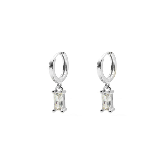 Clarissa Collection - Silver Pearl Earrings