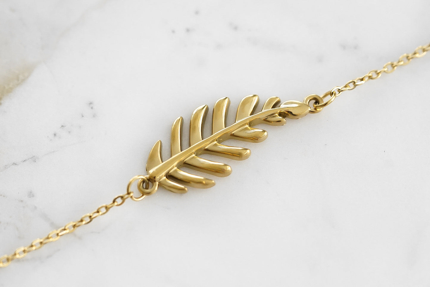 Goddess Collection - Laurel Leaf Clasp Bracelet