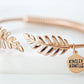 Goddess Collection - Rose Gold Laurel Leaf Bracelet