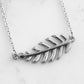 Goddess Collection - Silver Laurel Leaf Necklace