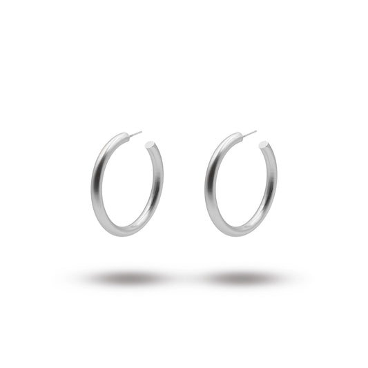 Goddess Collection - Silver Maira Earrings 1.5