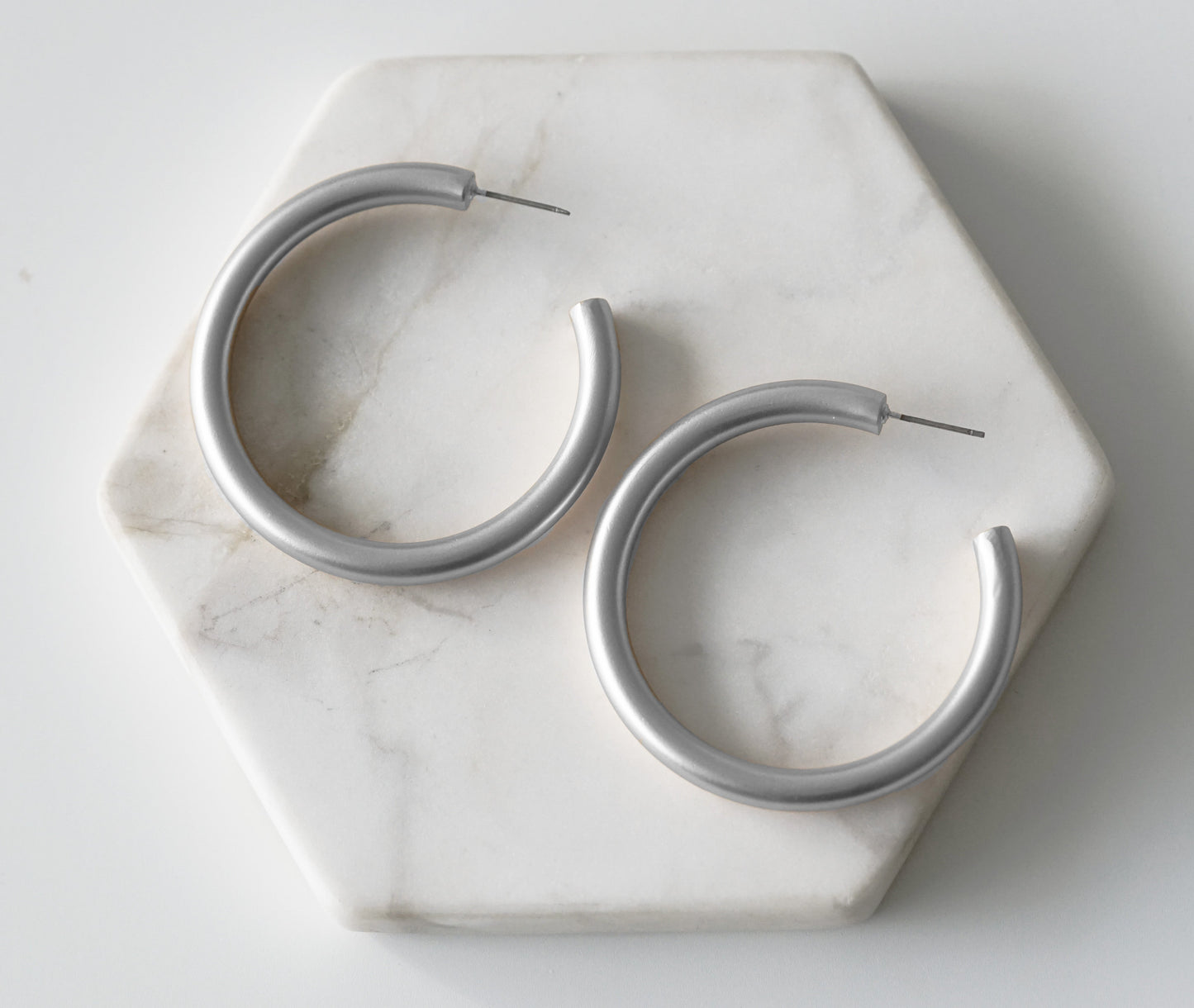 Goddess Collection - Silver Maira Earrings 2