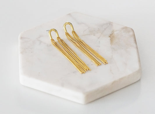 Poppy Collection - Gold Earrings