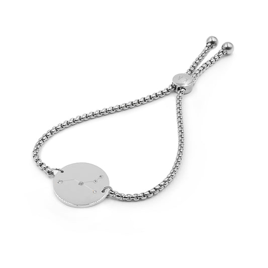 Zodiac Collection - Silver Cancer Bracelet (Jun 21 - July 22)