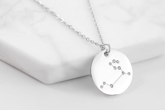 Zodiac Collection - Silver Leo Necklace (July 23 - Aug 22)