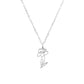 Birth Flower Collection - Silver Daffodil Necklace (March)