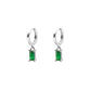 Clarissa Collection - Silver Jade Earrings