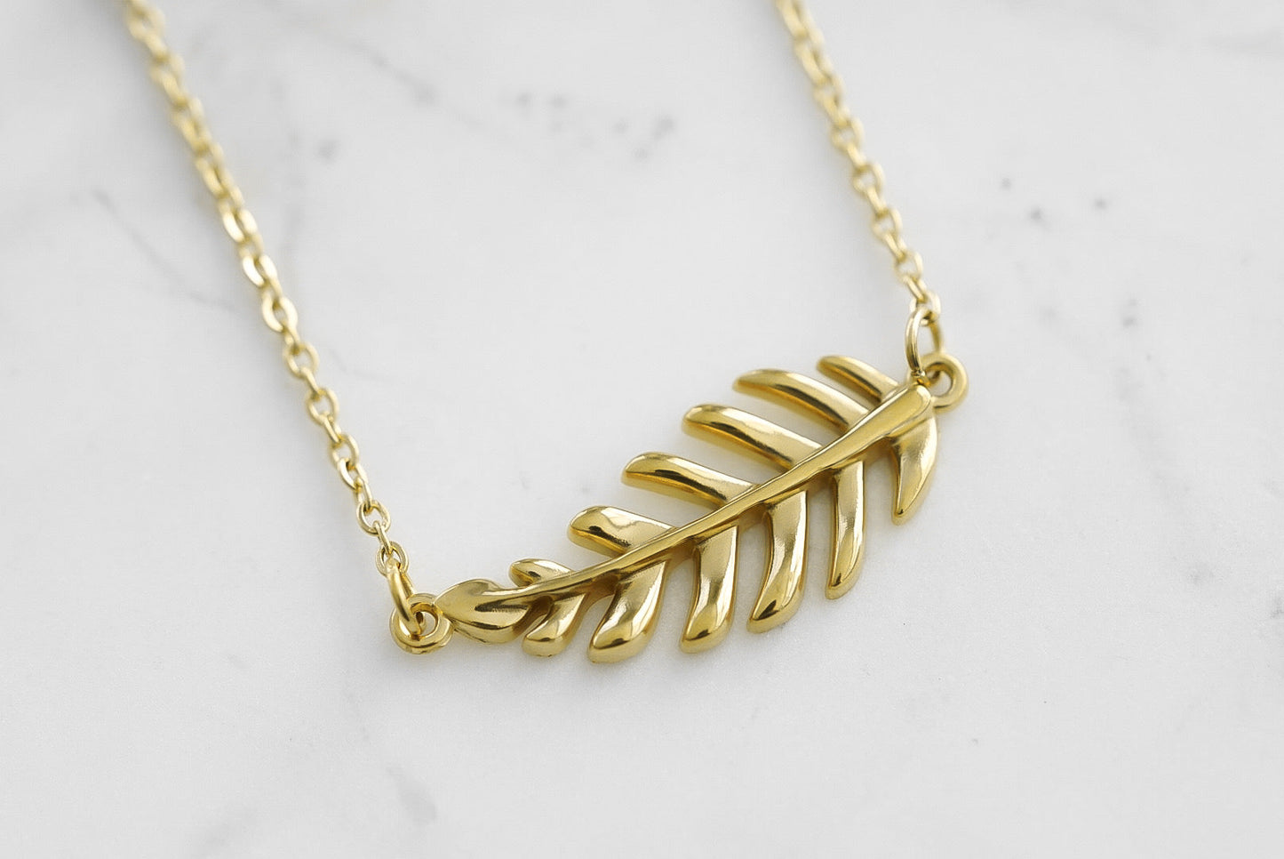 Goddess Collection - Laurel Leaf Necklace