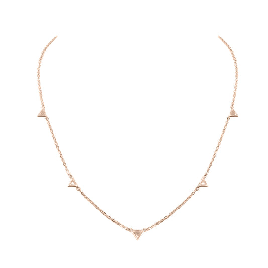 Goddess Collection - Rose Gold Tron Necklace