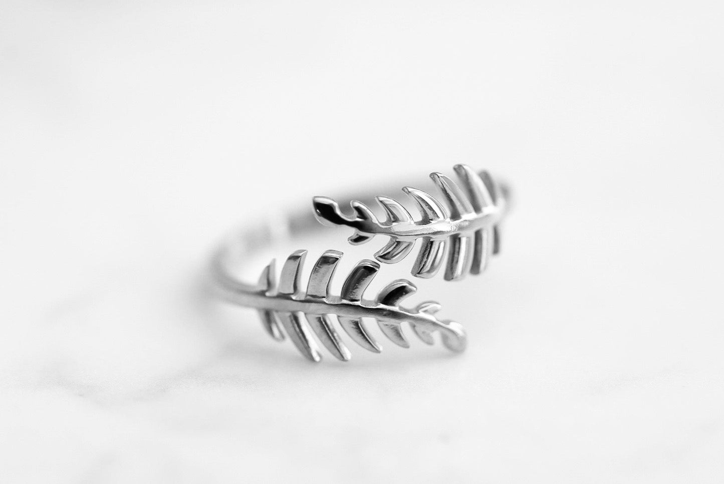 Goddess Collection - Silver Laurel Leaf Ring