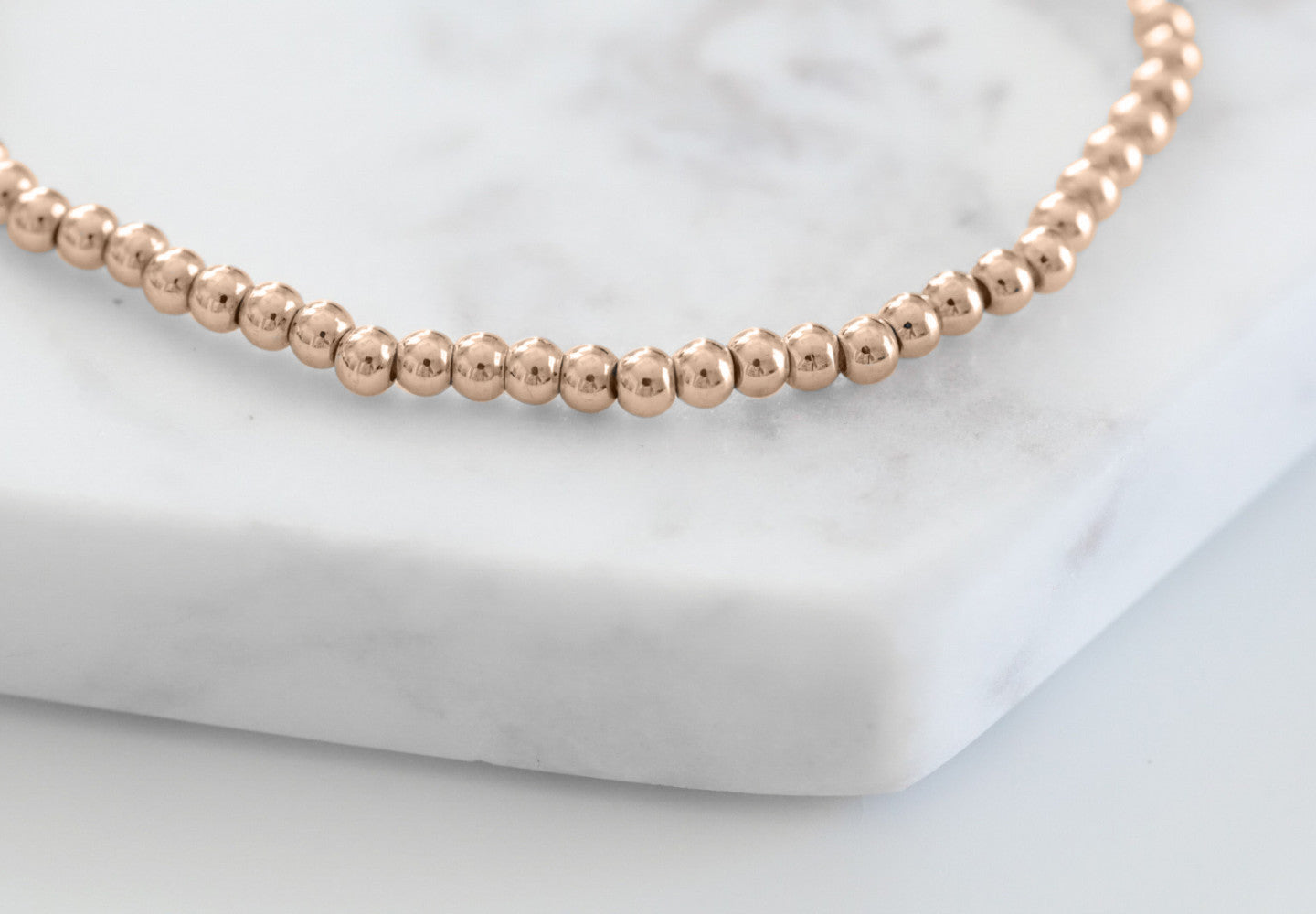 Goddess Collection - Rose Gold Demi Bracelet 3mm