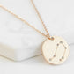 Zodiac Collection - Rose Gold Libra Necklace (Sep 23 - Oct 22)