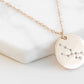 Zodiac Collection - Rose Gold Taurus Necklace (Apr 20 - May 20)
