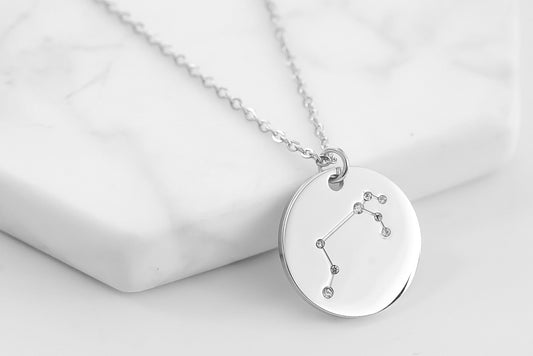 Zodiac Collection - Silver Aries Necklace (Mar 21 - Apr 19)