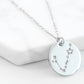 Zodiac Collection - Silver Pisces Necklace (Feb 19 - Mar 20)