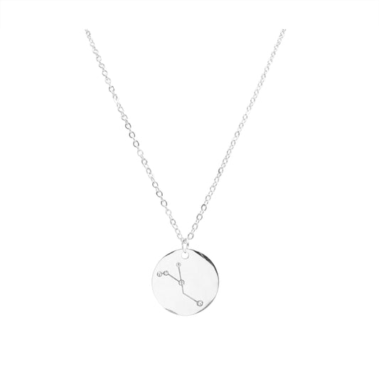 Zodiac Collection - Silver Cancer Necklace (Jun 21 - July 22)