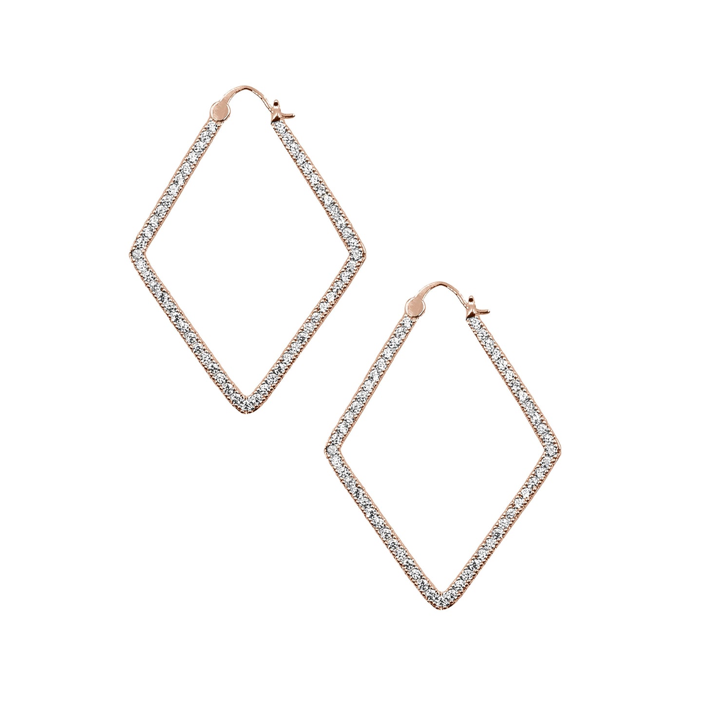 Goddess Collection - Rose Gold Bling Maddox Earrings