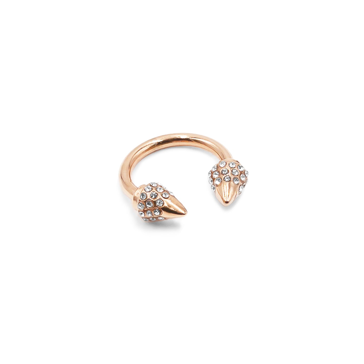 Spike Collection - Rose Gold Bling Ring