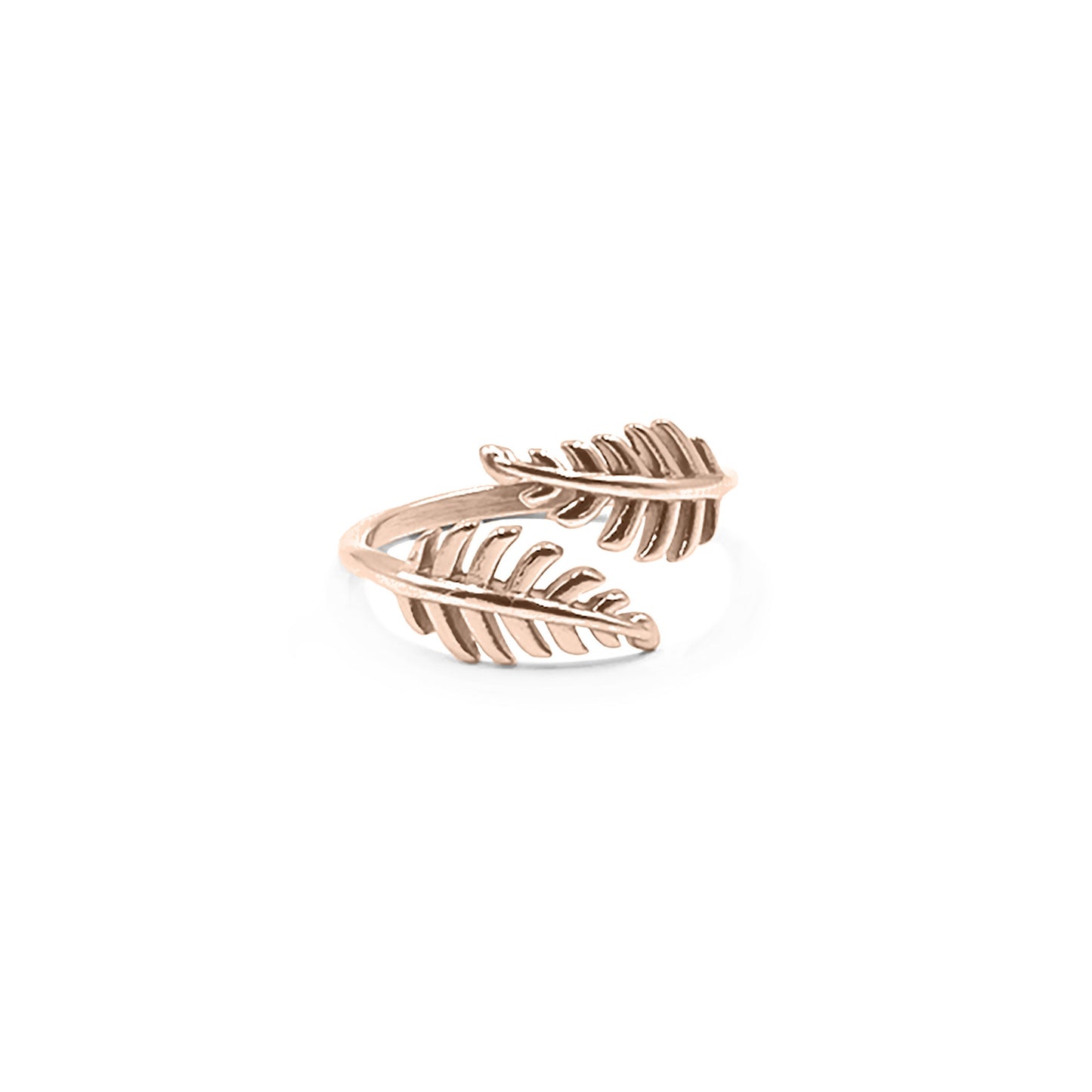 Goddess Collection - Rose Gold Laurel Leaf Ring