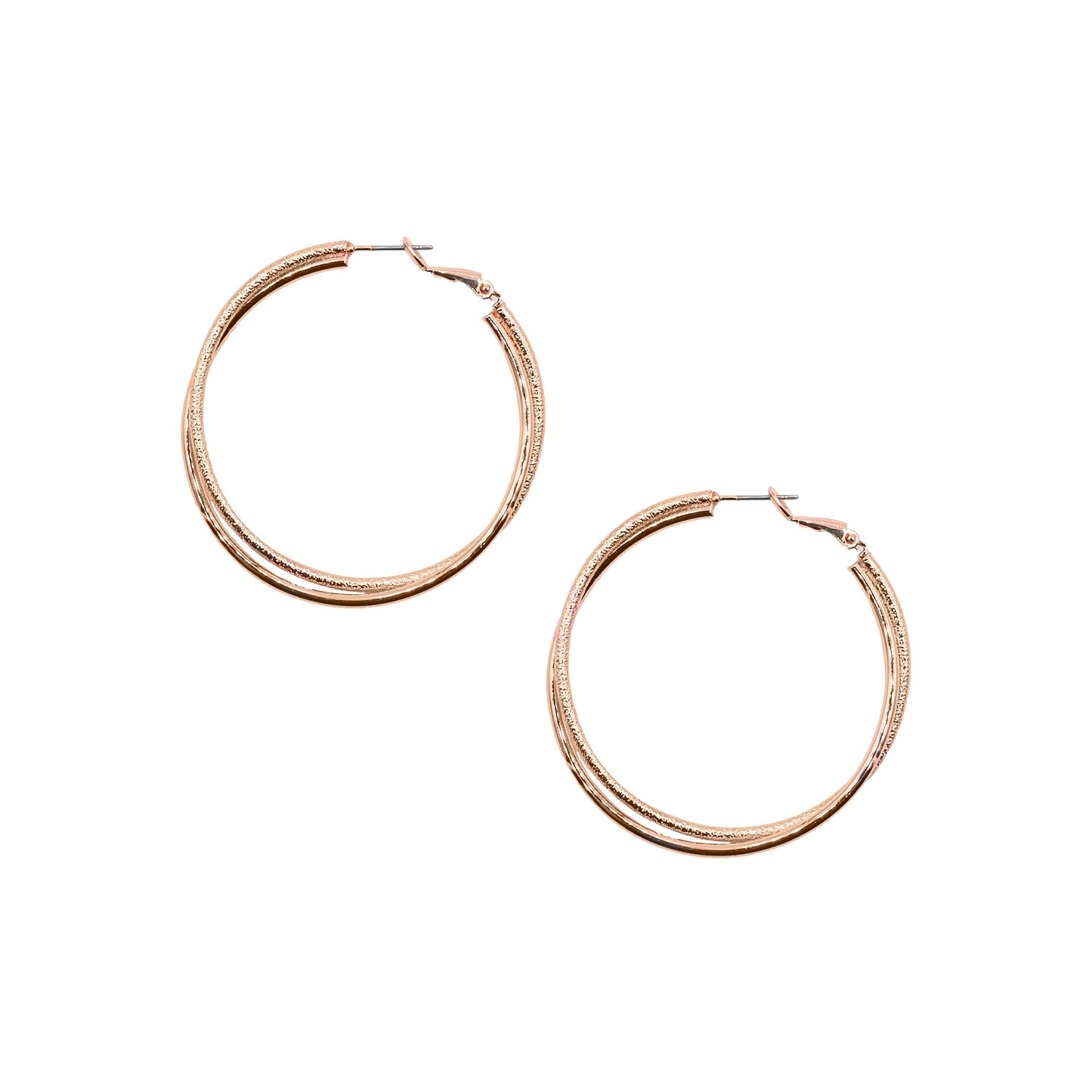 Goddess Collection - Rose Gold Sunniva Earrings 1.5