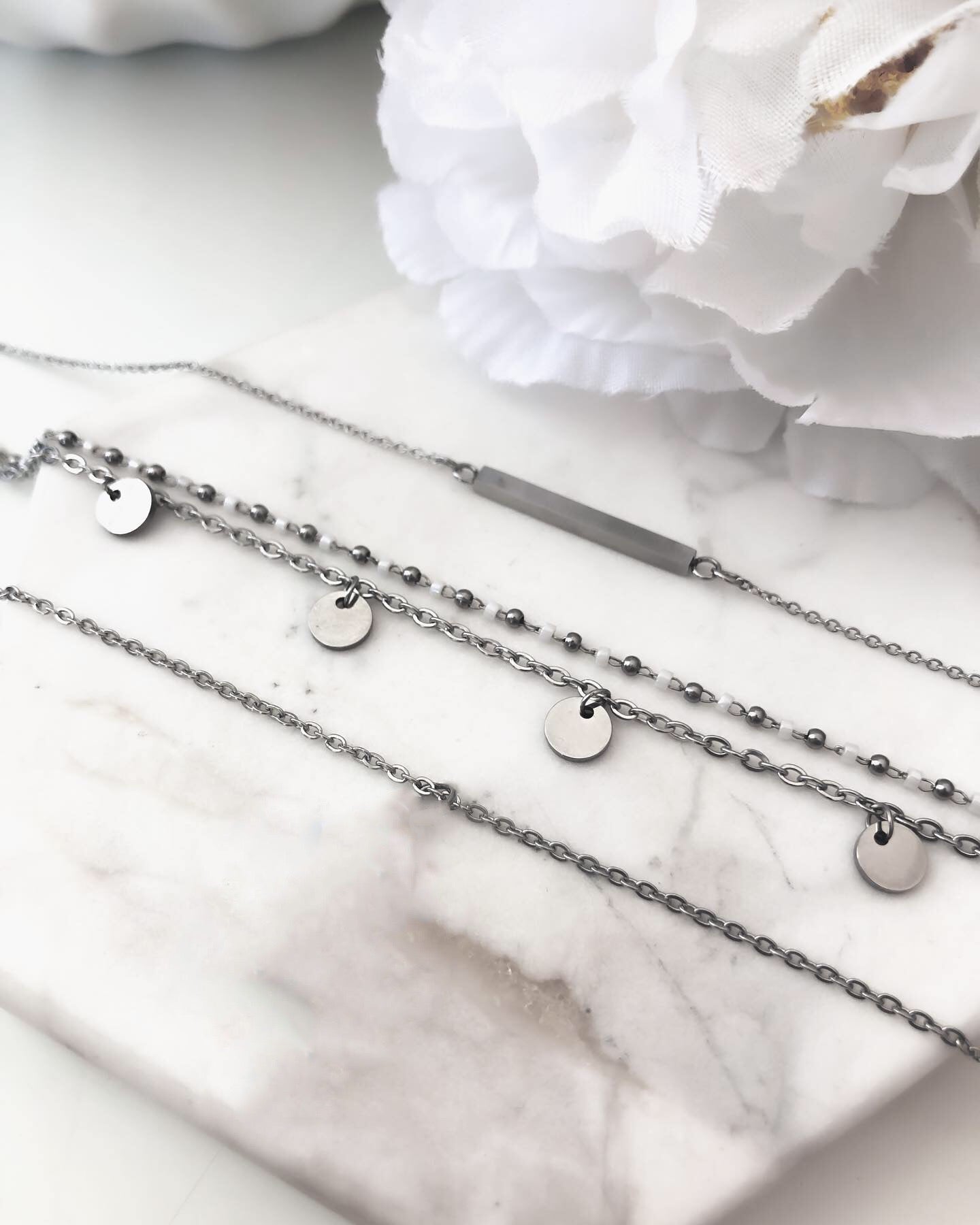 Goddess Collection - Silver Charli Necklace