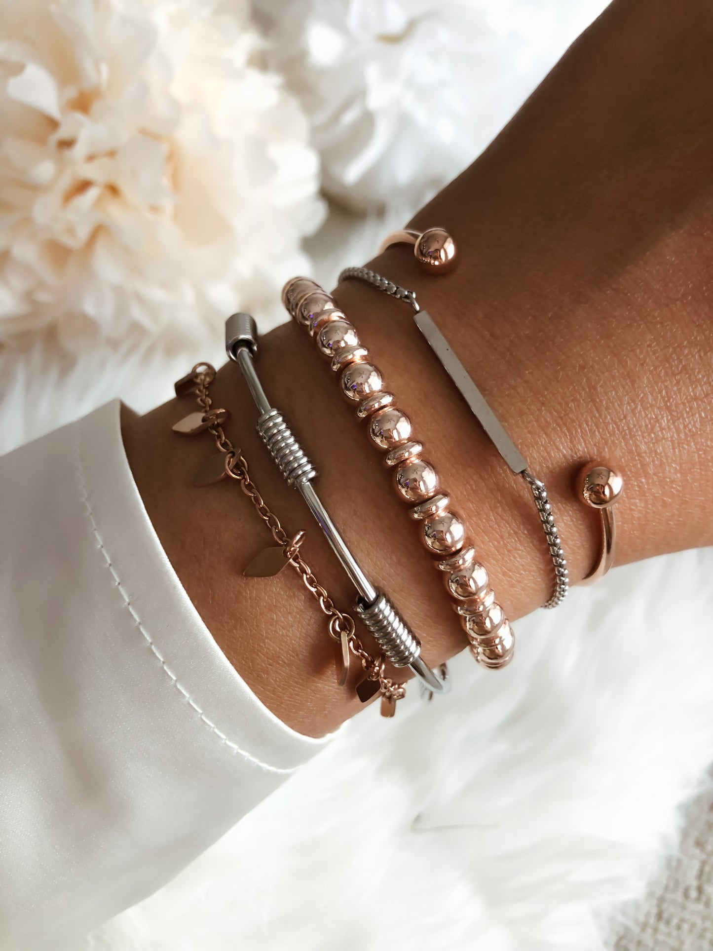 Goddess Collection - Silver Jessa Bracelet