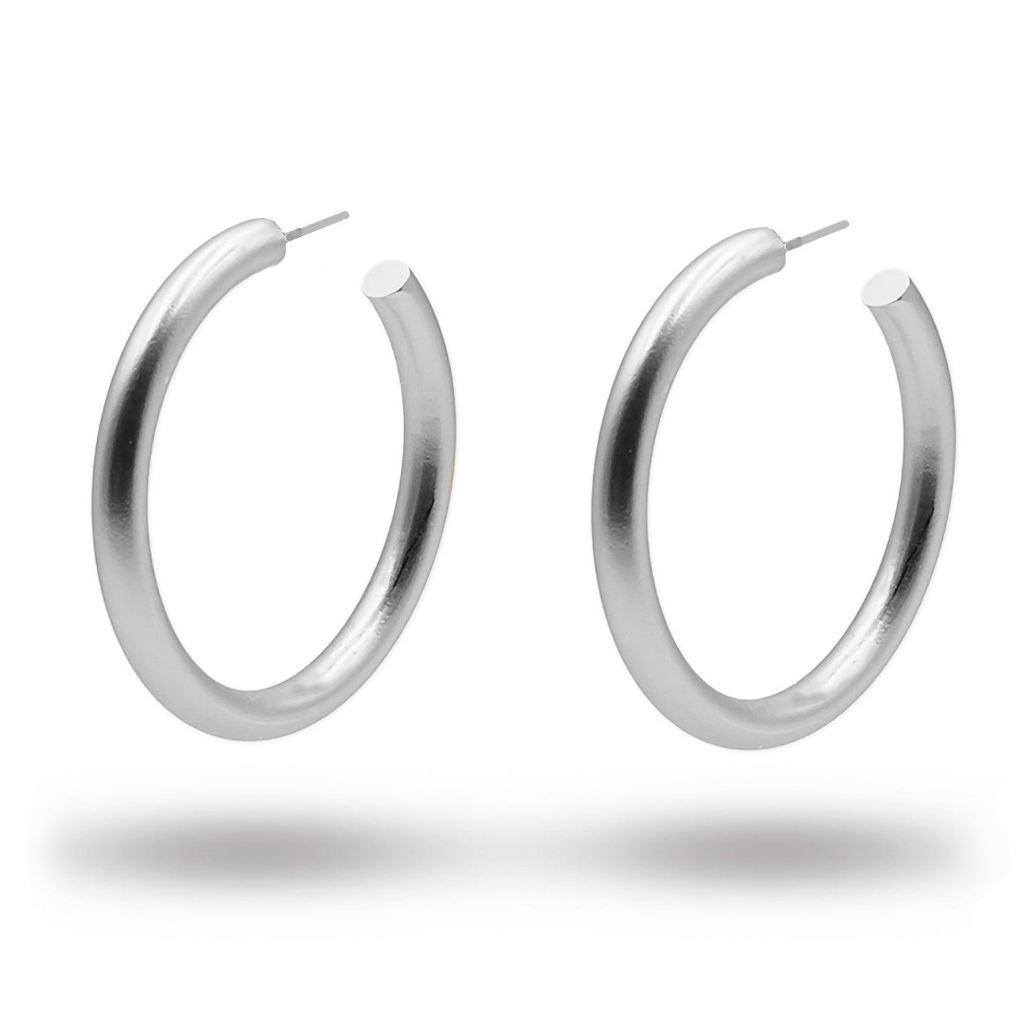 Goddess Collection - Silver Maira Earrings 2.5