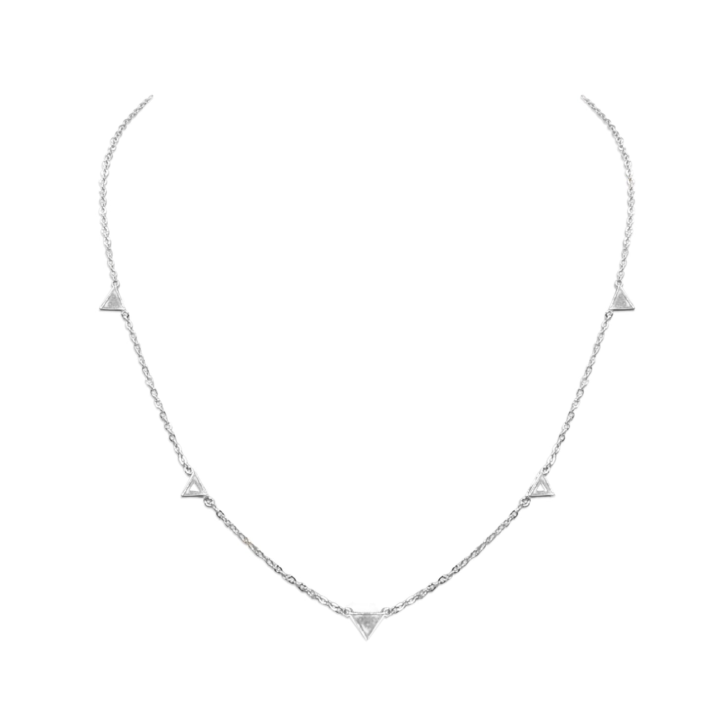 Goddess Collection - Silver Tron Necklace