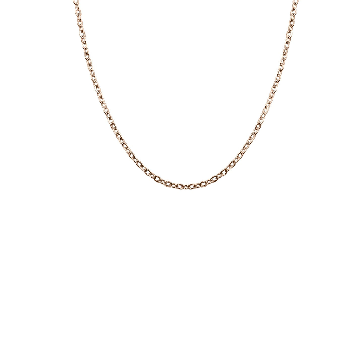 Maker Collection - Rose Gold Loose Trace Necklace Chain