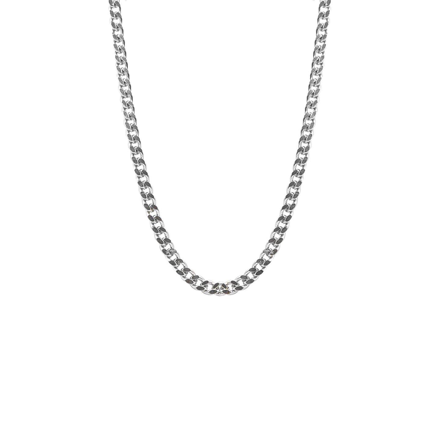 Maker Collection - Silver Curb Necklace Chain