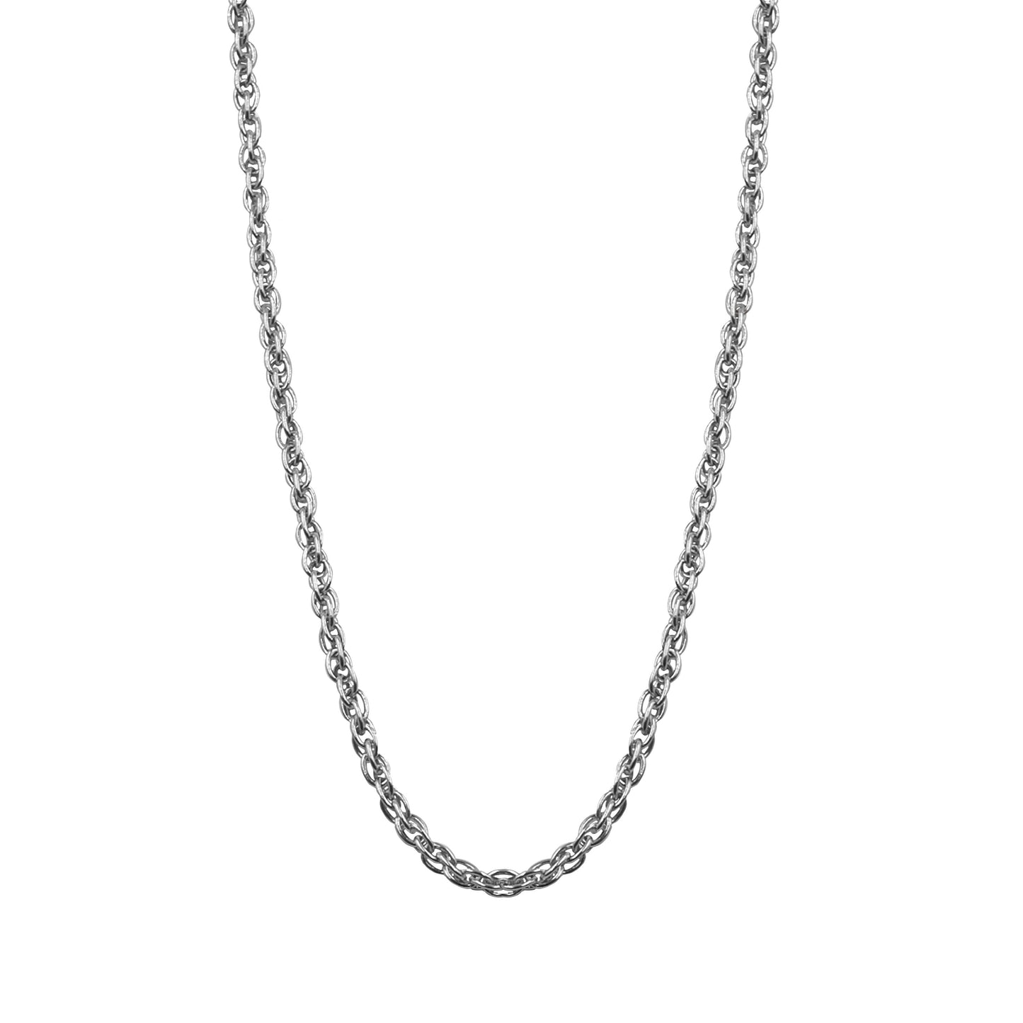 Maker Collection - Silver Twisted Ornate Necklace Chain