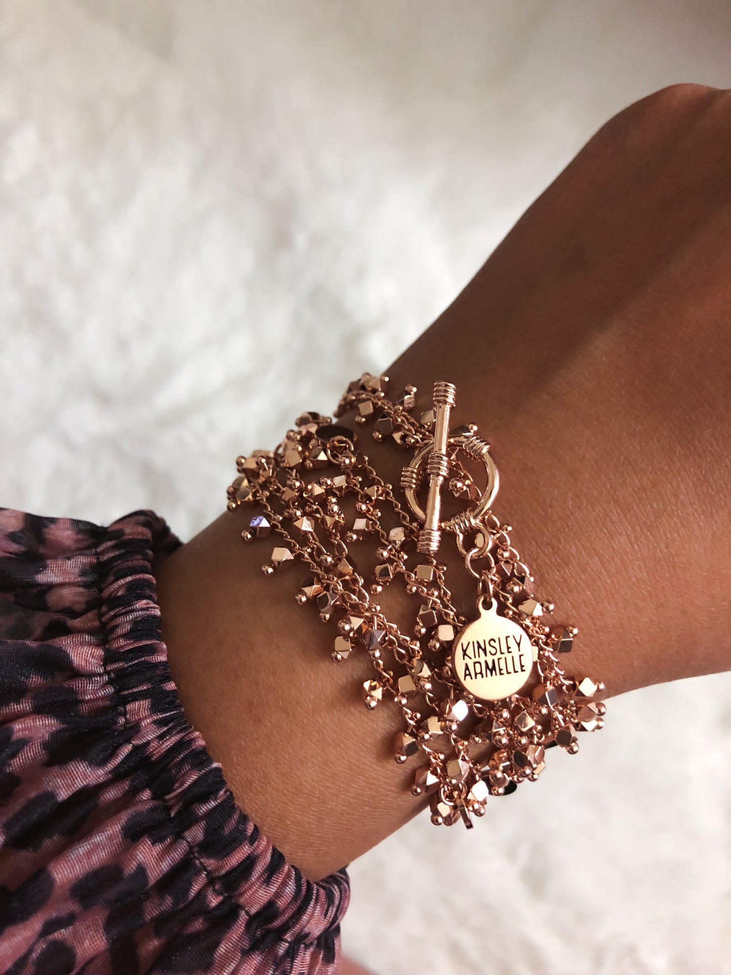 Maya Collection - Rose Gold Wrap Bracelet