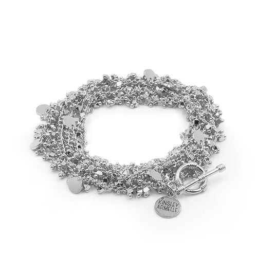 Maya Collection - Silver Wrap Bracelet
