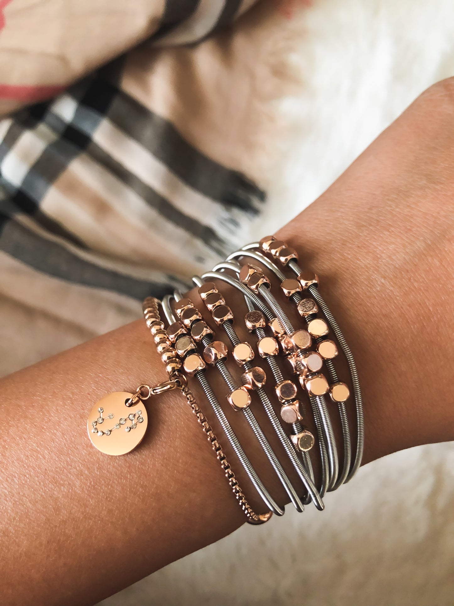 Metallic Collection - Rose Gold Ory Bracelet