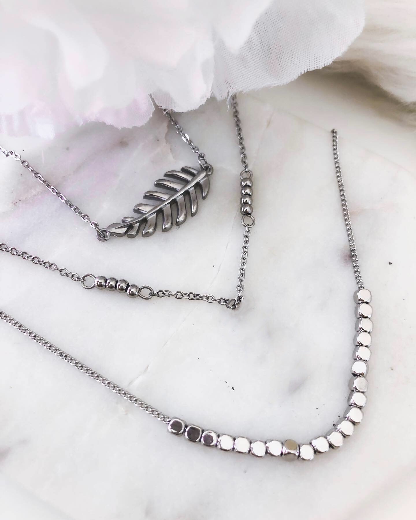 Nixie Collection - Silver Necklace