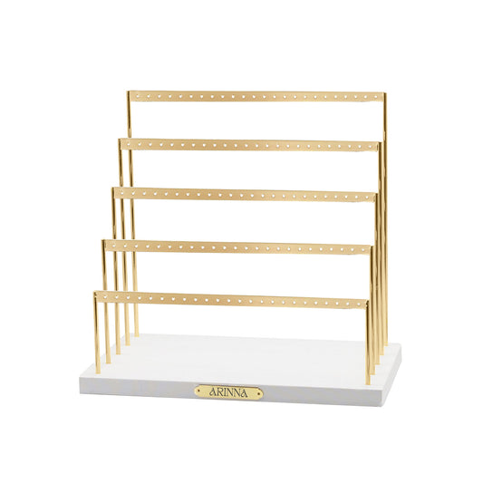 Organizer Collection - Gold Earring Ladder - 5 Rows