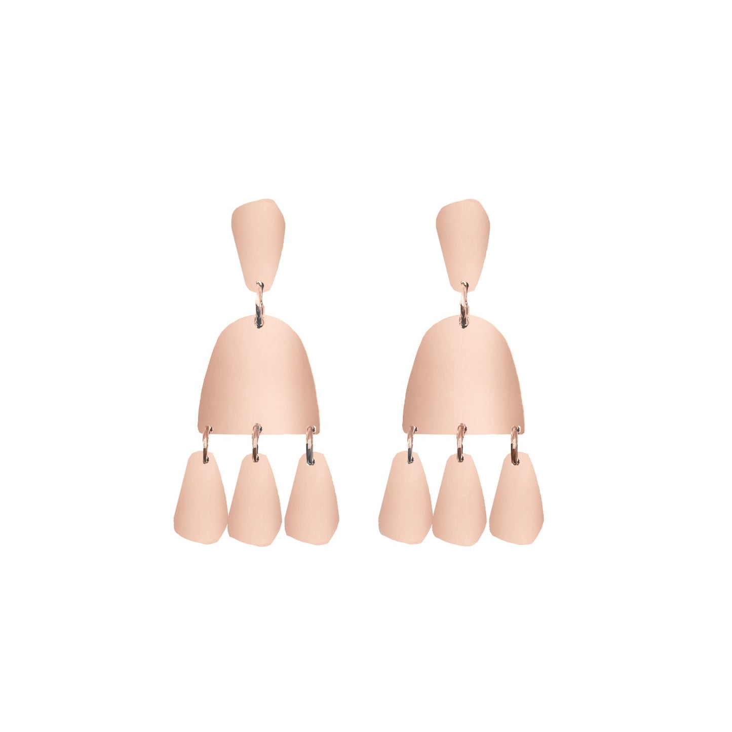 Selma Collection - Rose Gold Earrings