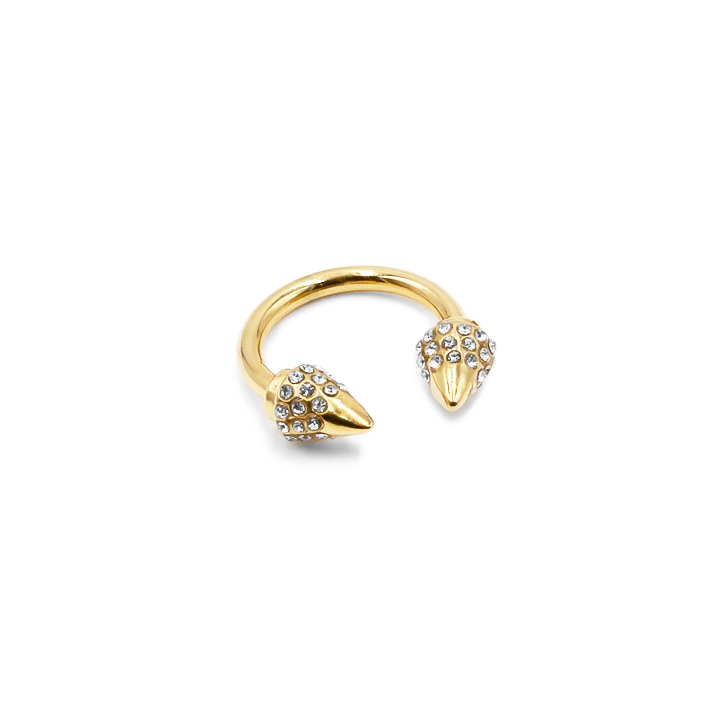 Spike Collection - Gold Bling Ring