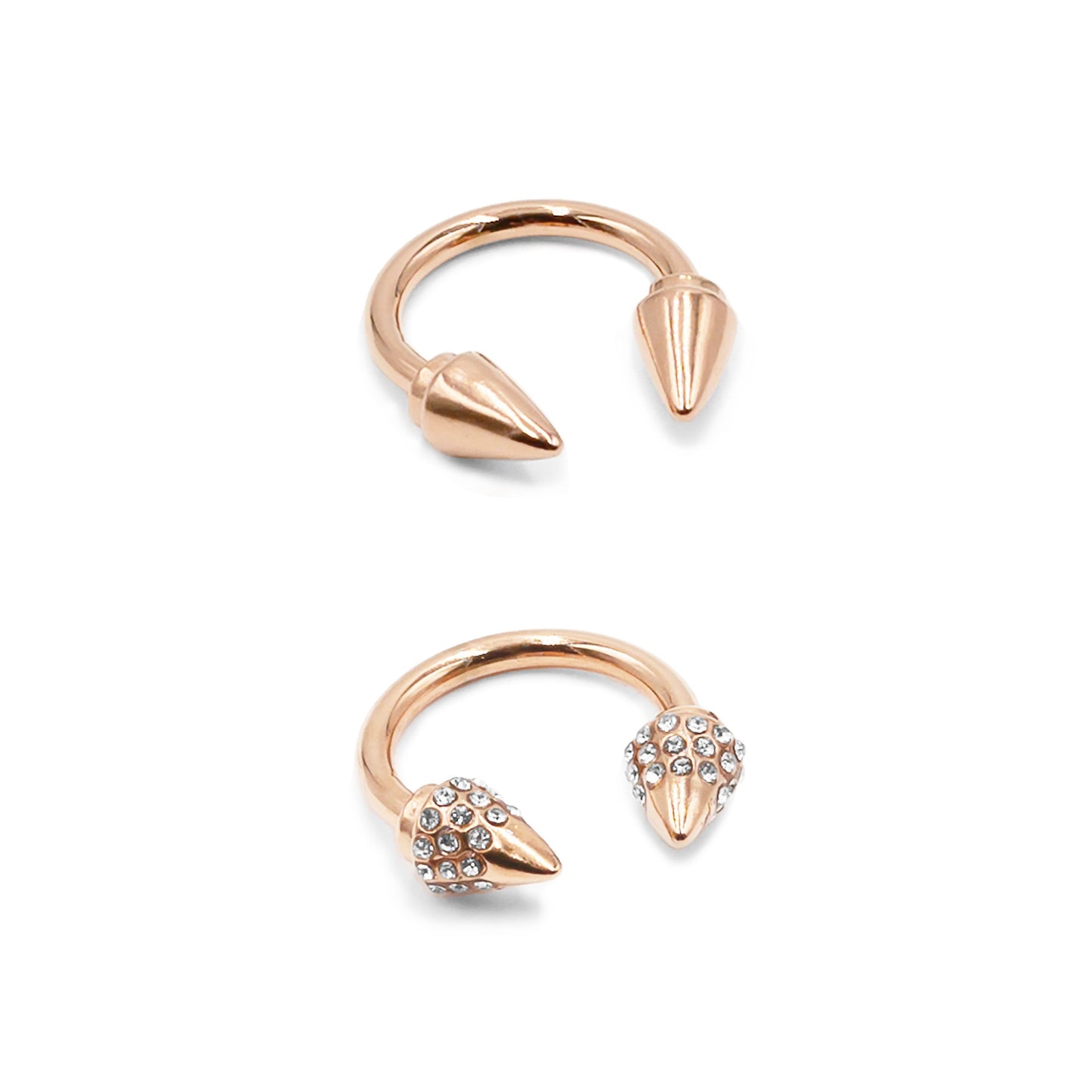 Spike Collection - Rose Gold Ring Set