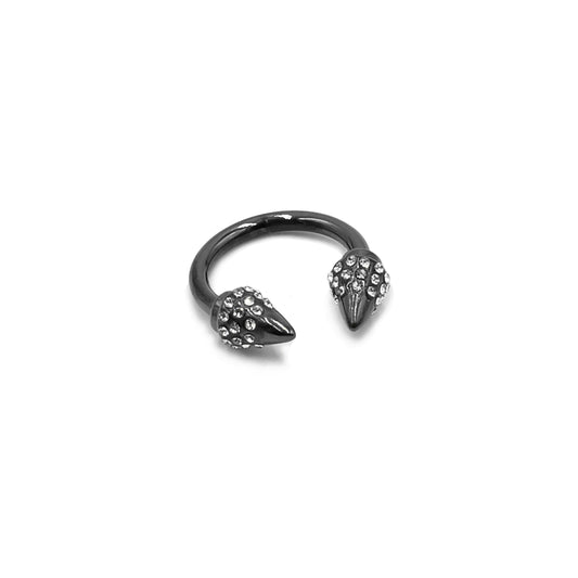Spike Collection - Black Bling Ring