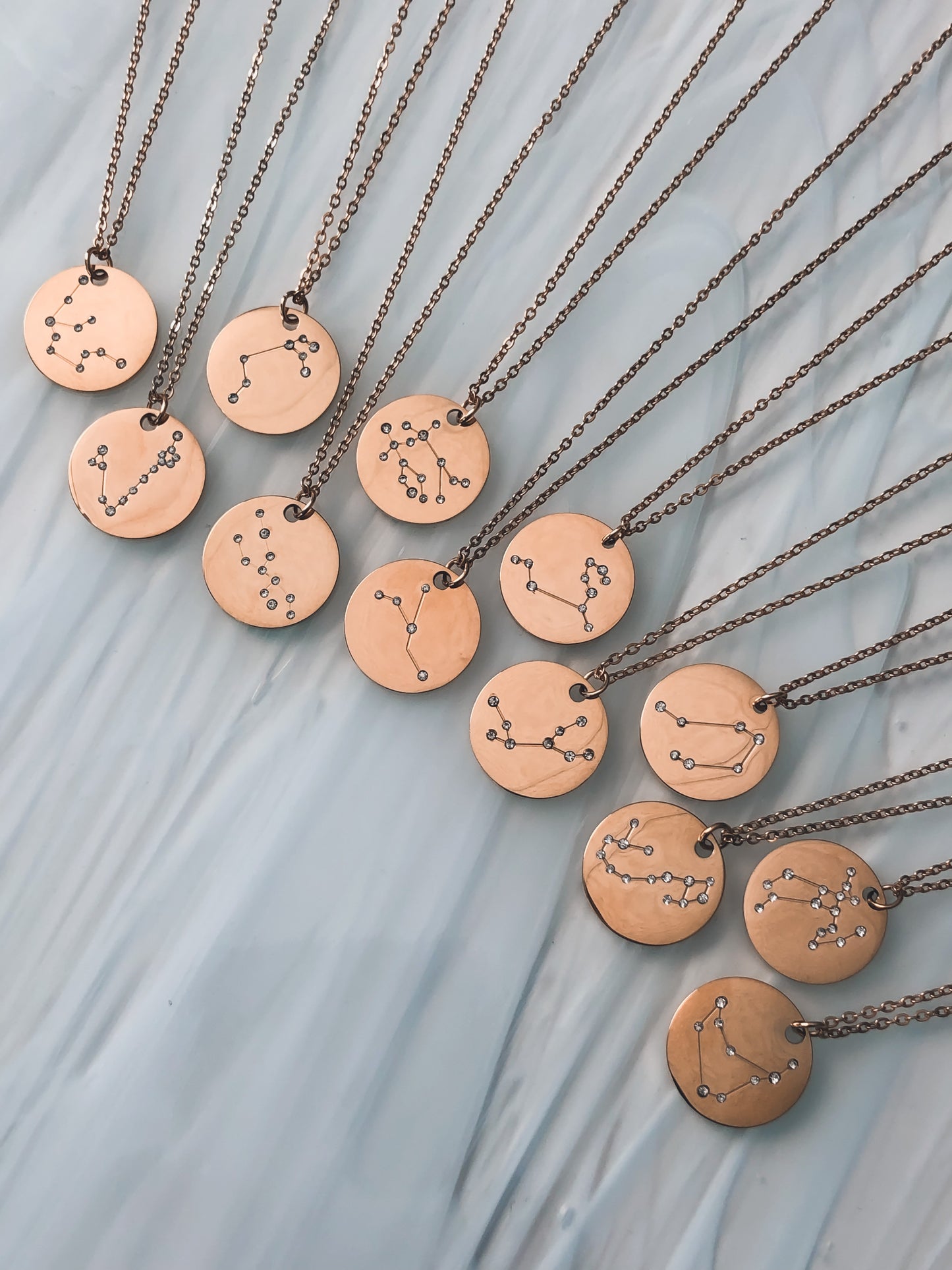 Zodiac Collection - Rose Gold Aries Necklace (Mar 21 - Apr 19)
