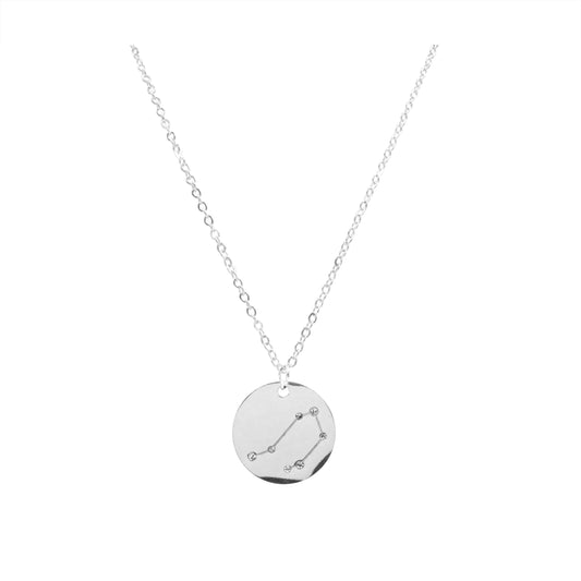 Zodiac Collection - Silver Libra Necklace (Sep 23 - Oct 22)